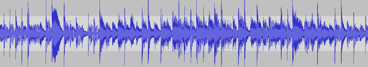 A sound waveform.