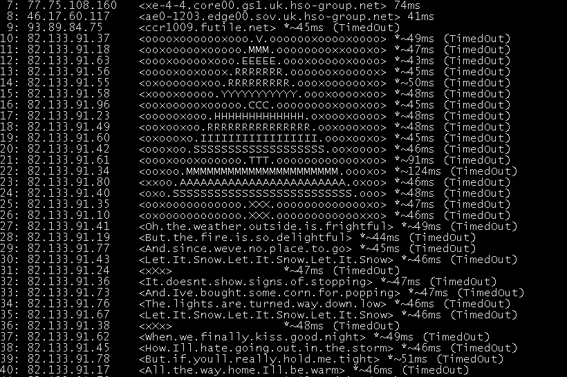 A (hopefully) better traceroute utility written in C#